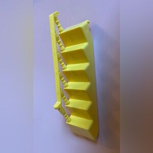 Replacement Dollhouse Yellow Stairs W/Bannister Muppets Peppa Pig Mickey Mouse